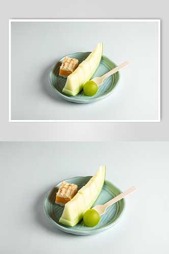 日式南瓜蛋挞日料日本料理美食摄影图片
