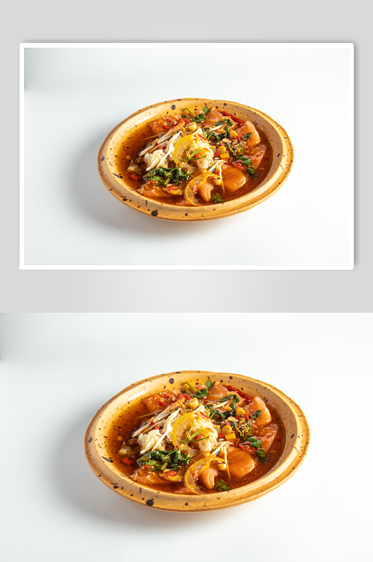 生腌三文鱼日料日本料理美食摄影图片