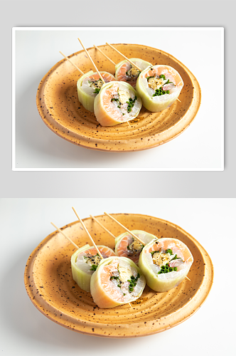 太卷刺身日料日本料理美食摄影图片