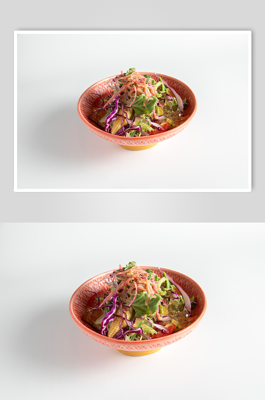有机沙拉日料日本料理美食摄影图片