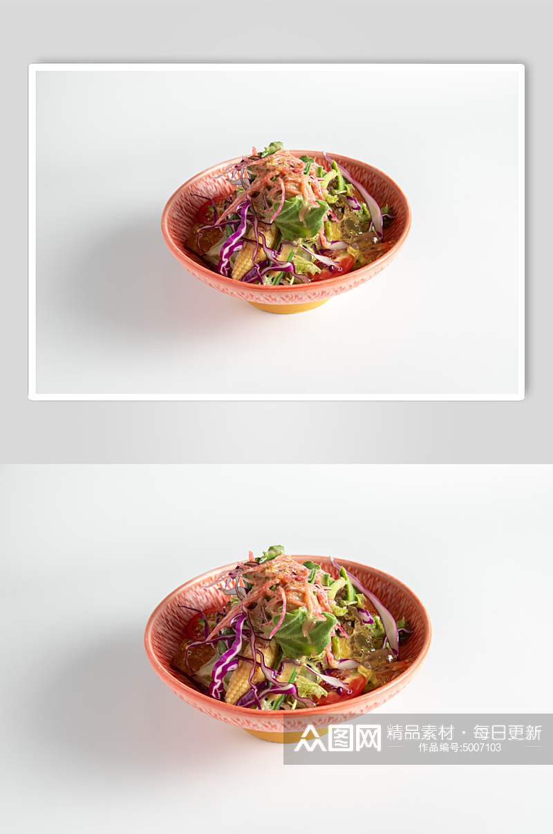 有机沙拉日料日本料理美食摄影图片素材