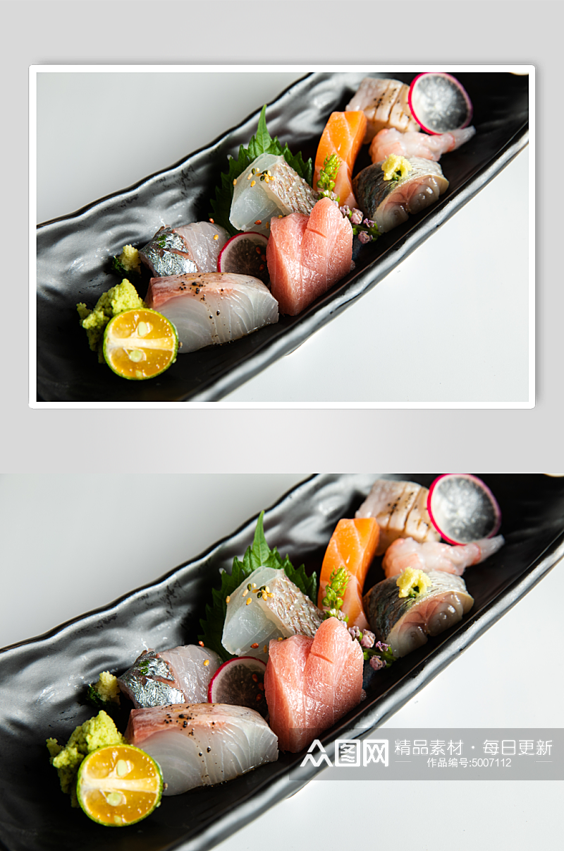 希鲮鱼刺身日料日本料理美食摄影图片素材