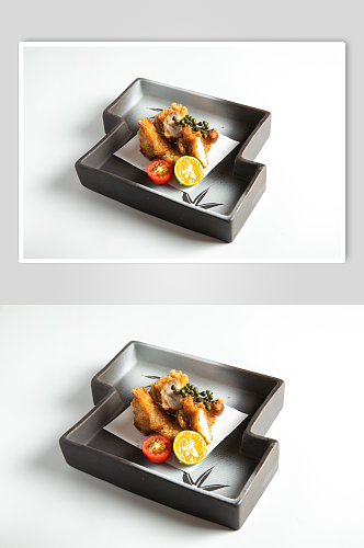 藤椒炸鸡日料日本料理美食摄影图片
