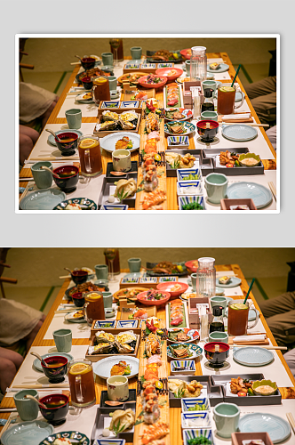 刺身日料日本料理美食摄影图片