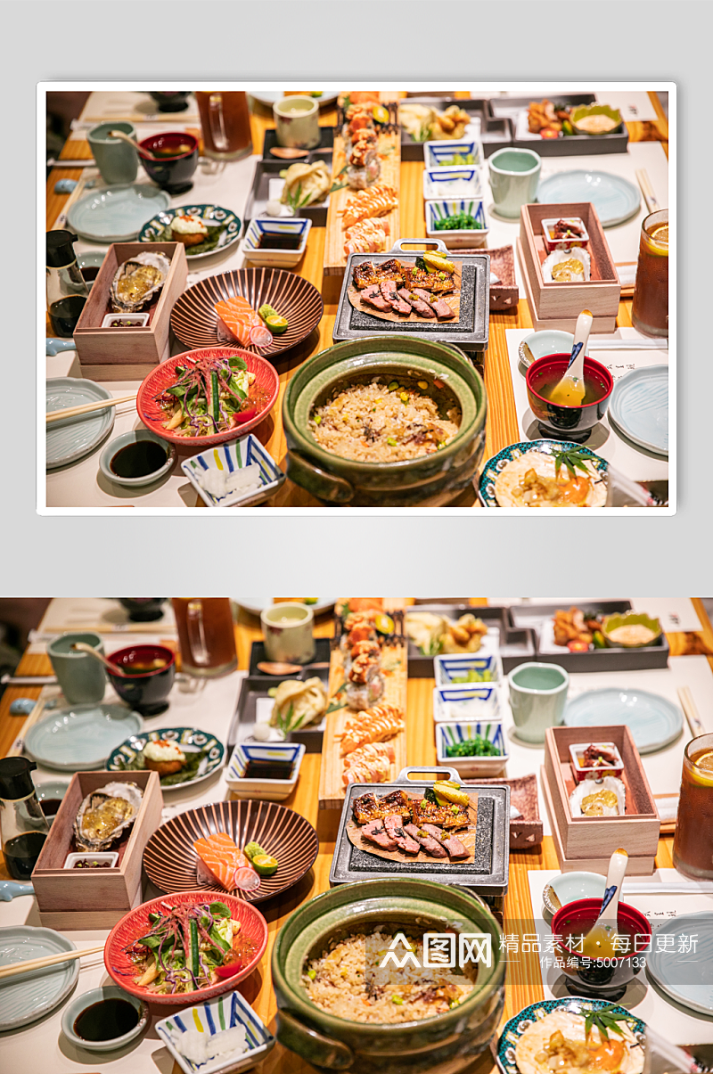 刺身日料日本料理美食摄影图片素材