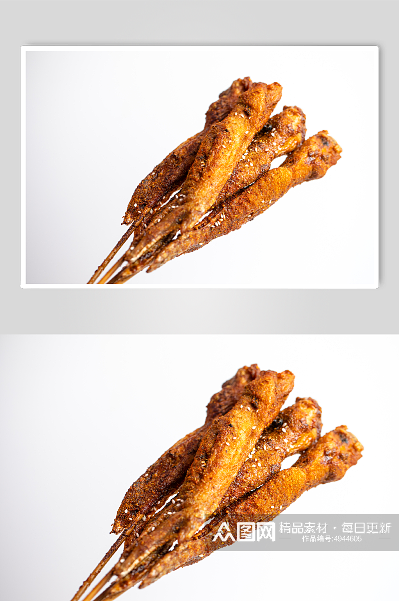 烤鸡翅烧烤食物美食摄影图片素材