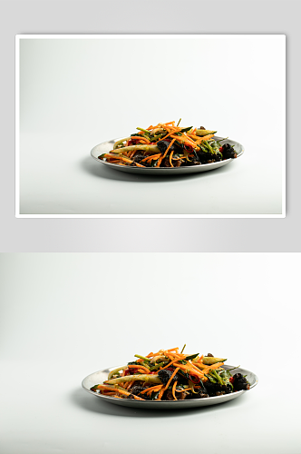 凉拌鸡爪烧烤菜品美食摄影图片