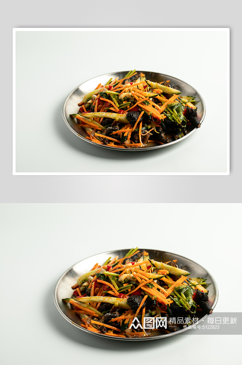 凉拌鸡爪烧烤菜品美食摄影图片素材