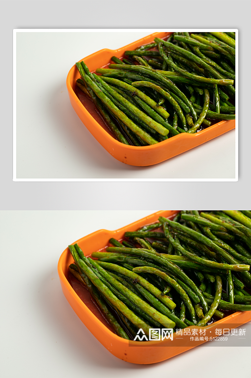 韭菜烧烤菜品美食摄影图片素材