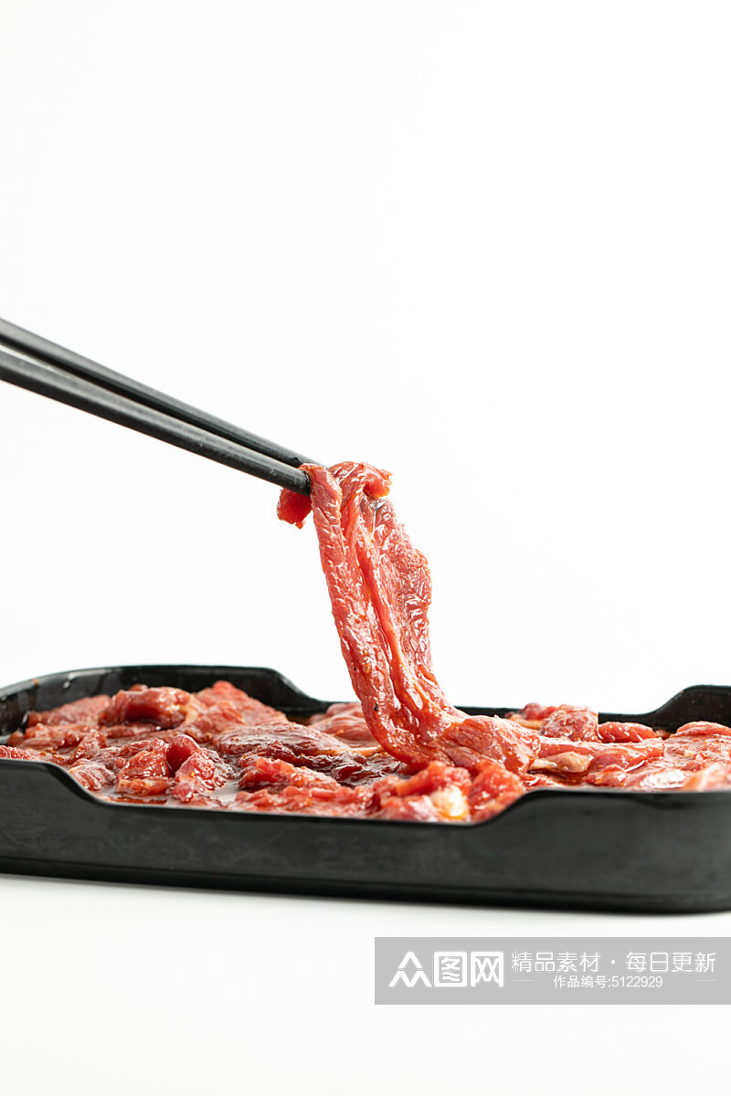 牛肉烧烤菜品美食摄影图片素材