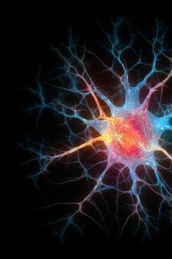 AI数字艺术生物科技神经元概念医疗图片