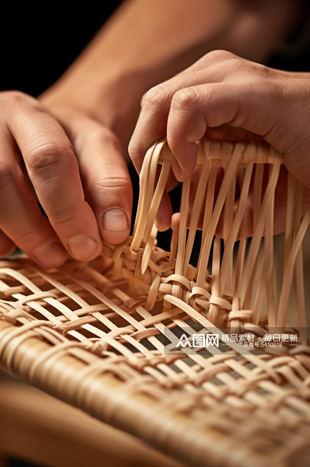 AI数字艺术传统手工编织工艺竹编摄影图模板下载-编号5410218-众图网
