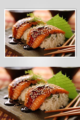 AI数字艺术美味日本各类寿司美食摄影图片