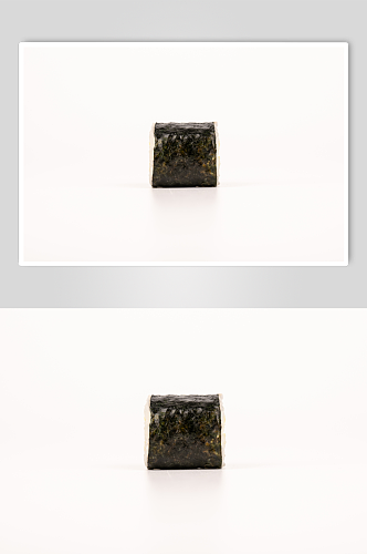 大根细卷海苔寿司美食摄影图片