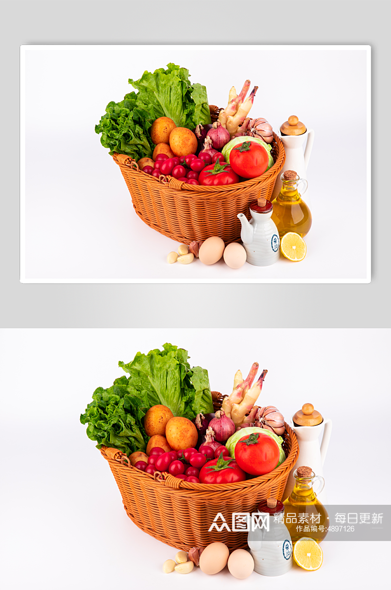 新鲜果蔬店蔬菜西红柿摄影图片素材