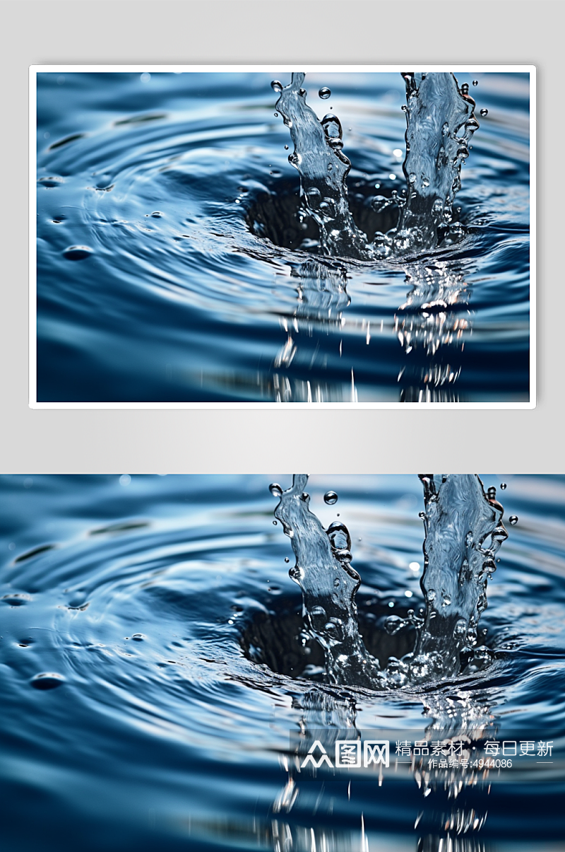 AI数字艺术原创水创意背景图片素材