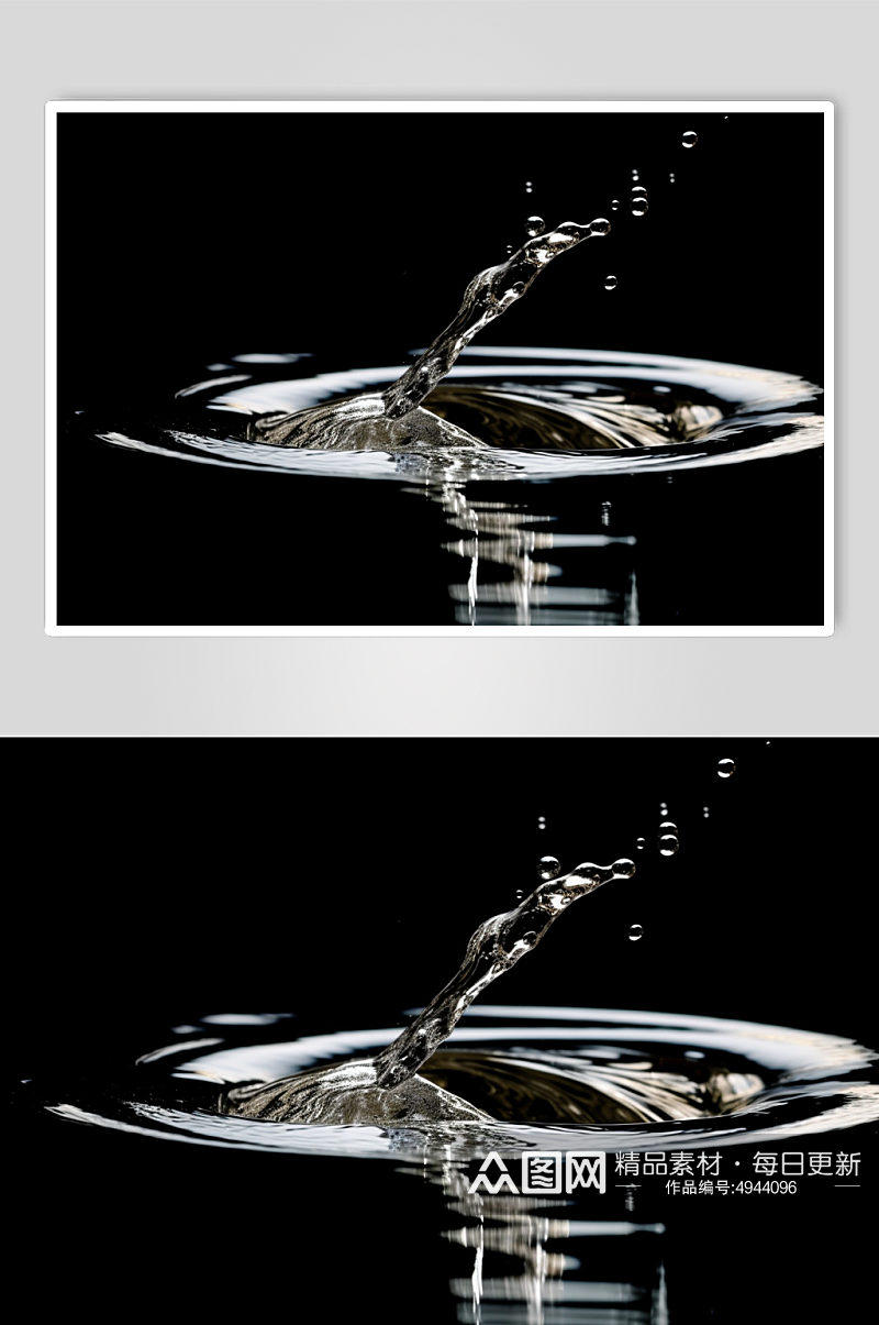 AI数字艺术原创水创意背景图片素材