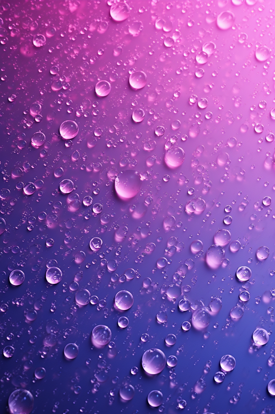 AI數(shù)字藝術(shù)水滴水珠夢幻漸變背景圖