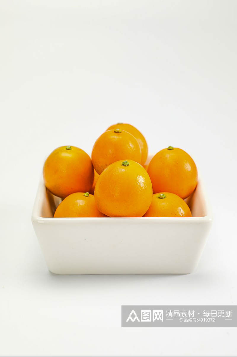 现摘新鲜金橘金桔水果鲜果摄影图片素材