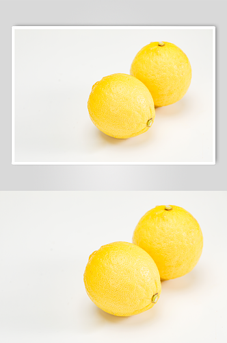 新鲜柠檬黄柠檬水果鲜果摄影图片