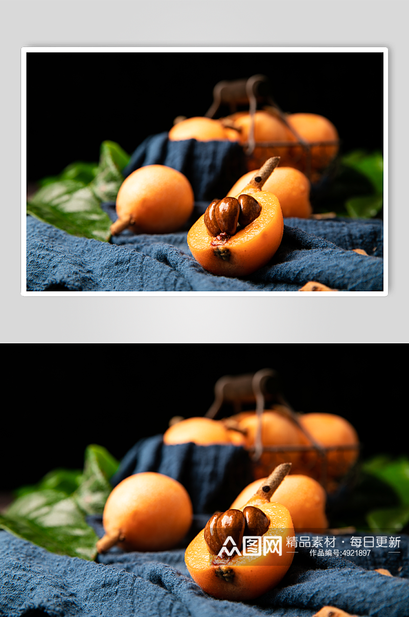 枇杷芦橘夏季水果鲜果摄影图片素材