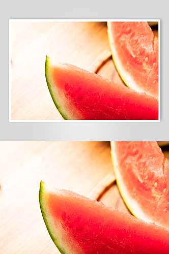 新鲜西瓜麒麟瓜水果鲜果摄影图片