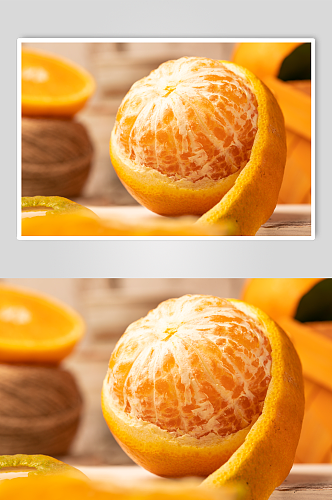 新鲜清新夏橙橘子夏季水果食物摄影图片
