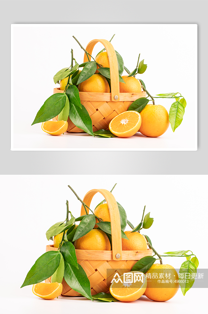 新鲜可口夏橙夏季水果摄影图片素材