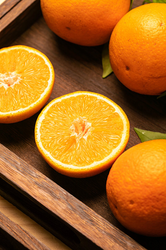 新鲜可口夏橙夏季水果摄影图片-众图网