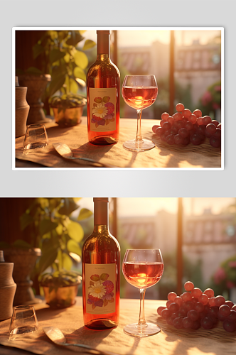 AI数字艺术清晰创意水果鸡尾酒饮品图片