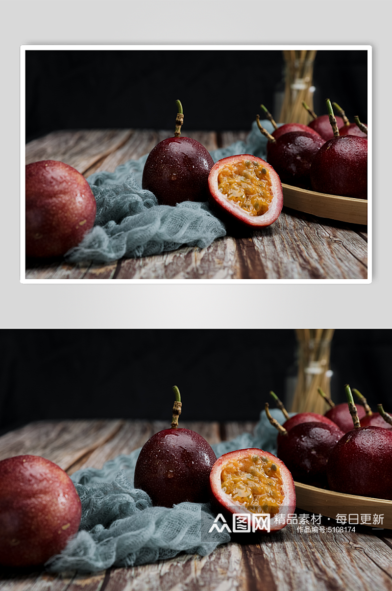 美味百香果零食美食摄影图片素材