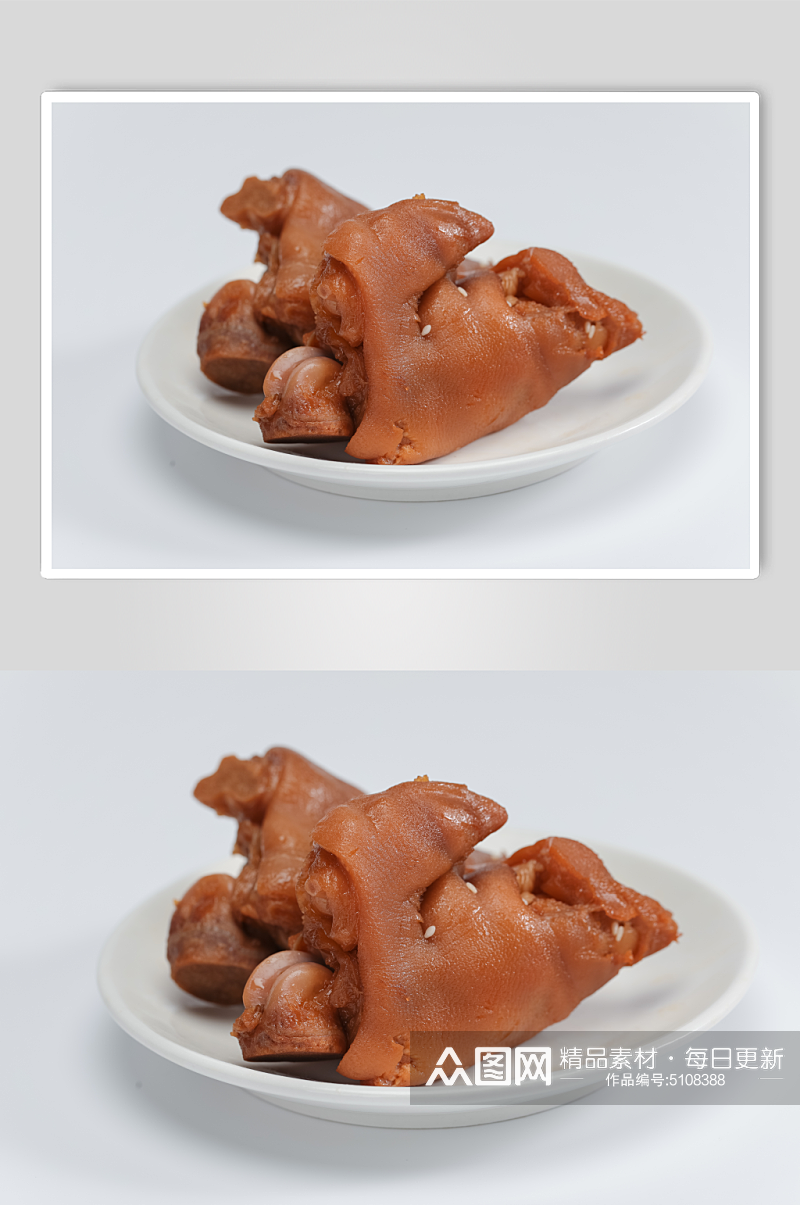 卤猪手零食美食摄影图片素材