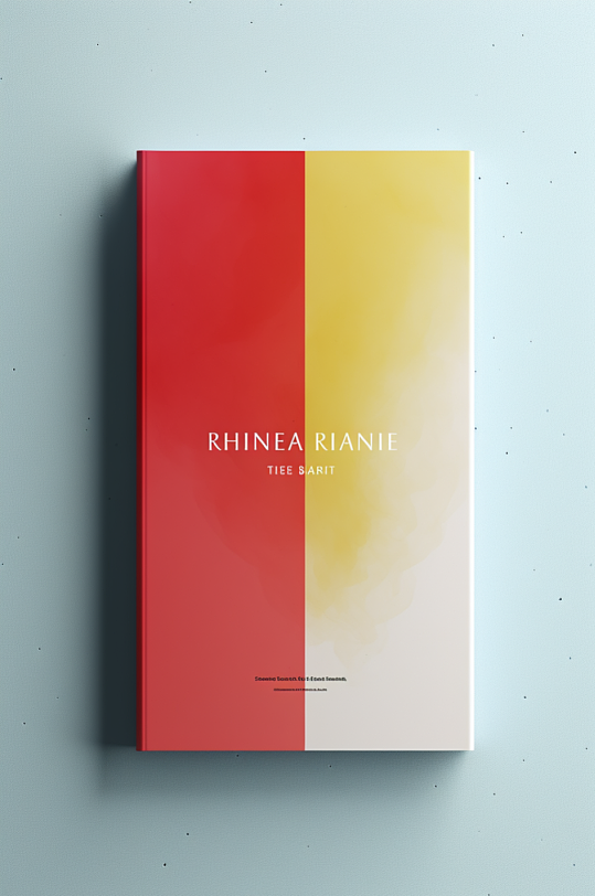 AI数字艺术书籍封面样机图片