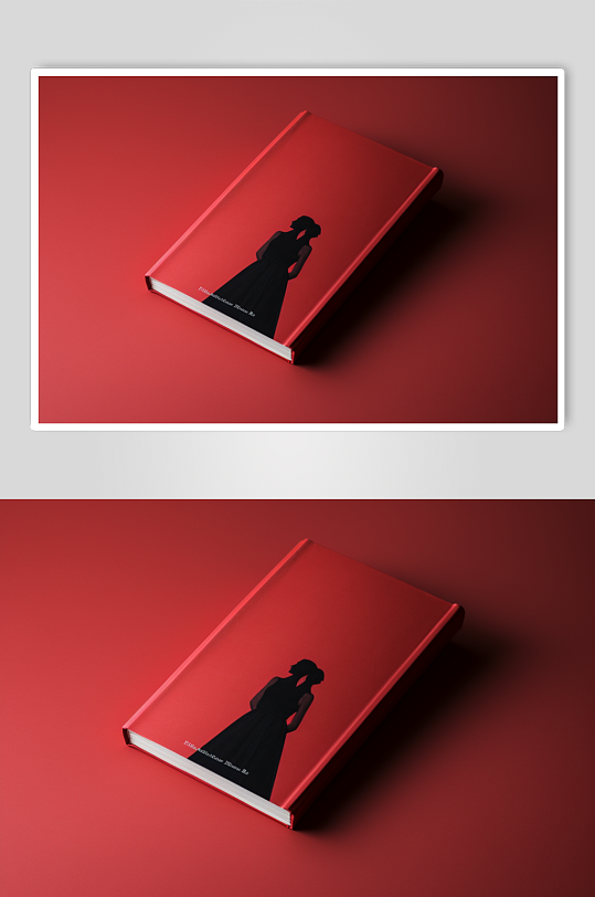 AI数字艺术书籍封面样机图片