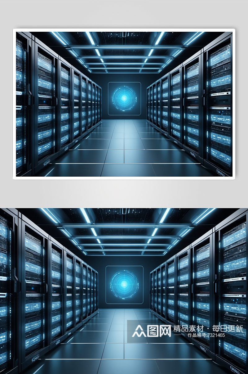 AI数字艺术信息技术数据中心摄影图片素材