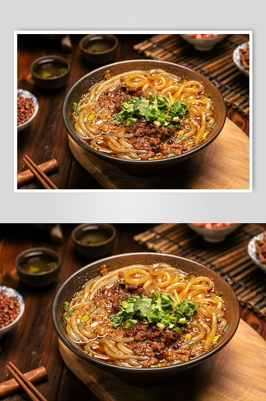 酸辣重庆酸辣粉美食摄影图片-众图网