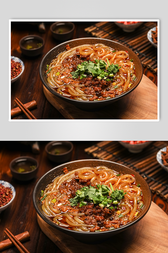 酸辣重庆酸辣粉美食摄影图片-众图网