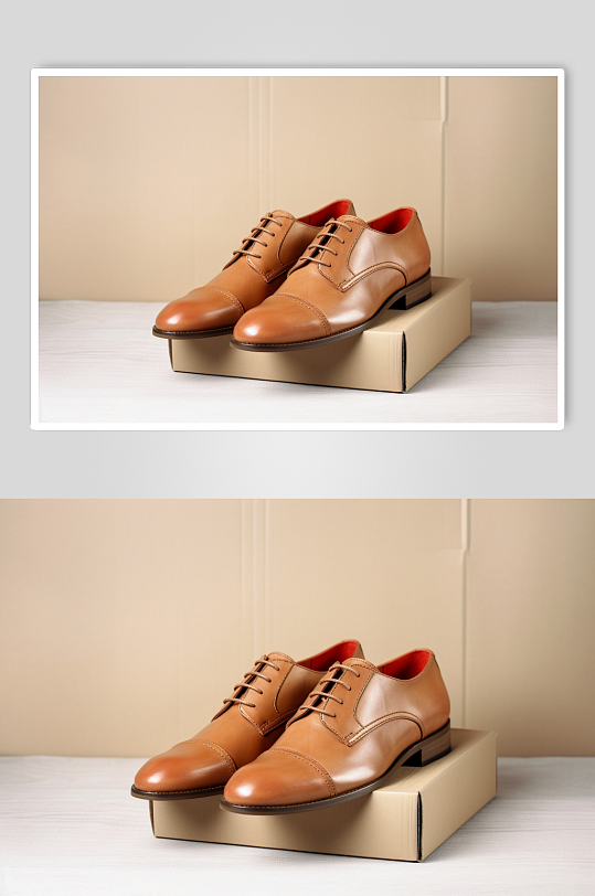 AI数字艺术皮鞋随身配饰摄影图片