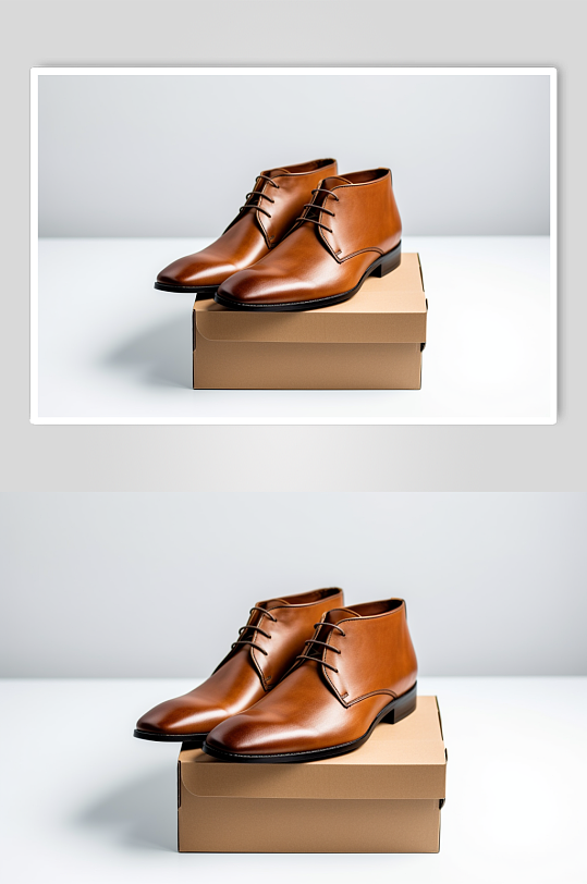 AI数字艺术皮鞋随身配饰摄影图片