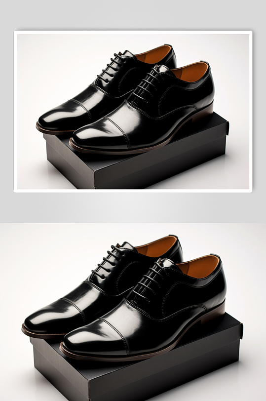 AI数字艺术皮鞋随身配饰摄影图片
