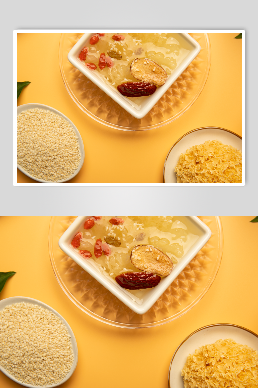 银耳红枣糖水美食摄影图片素材