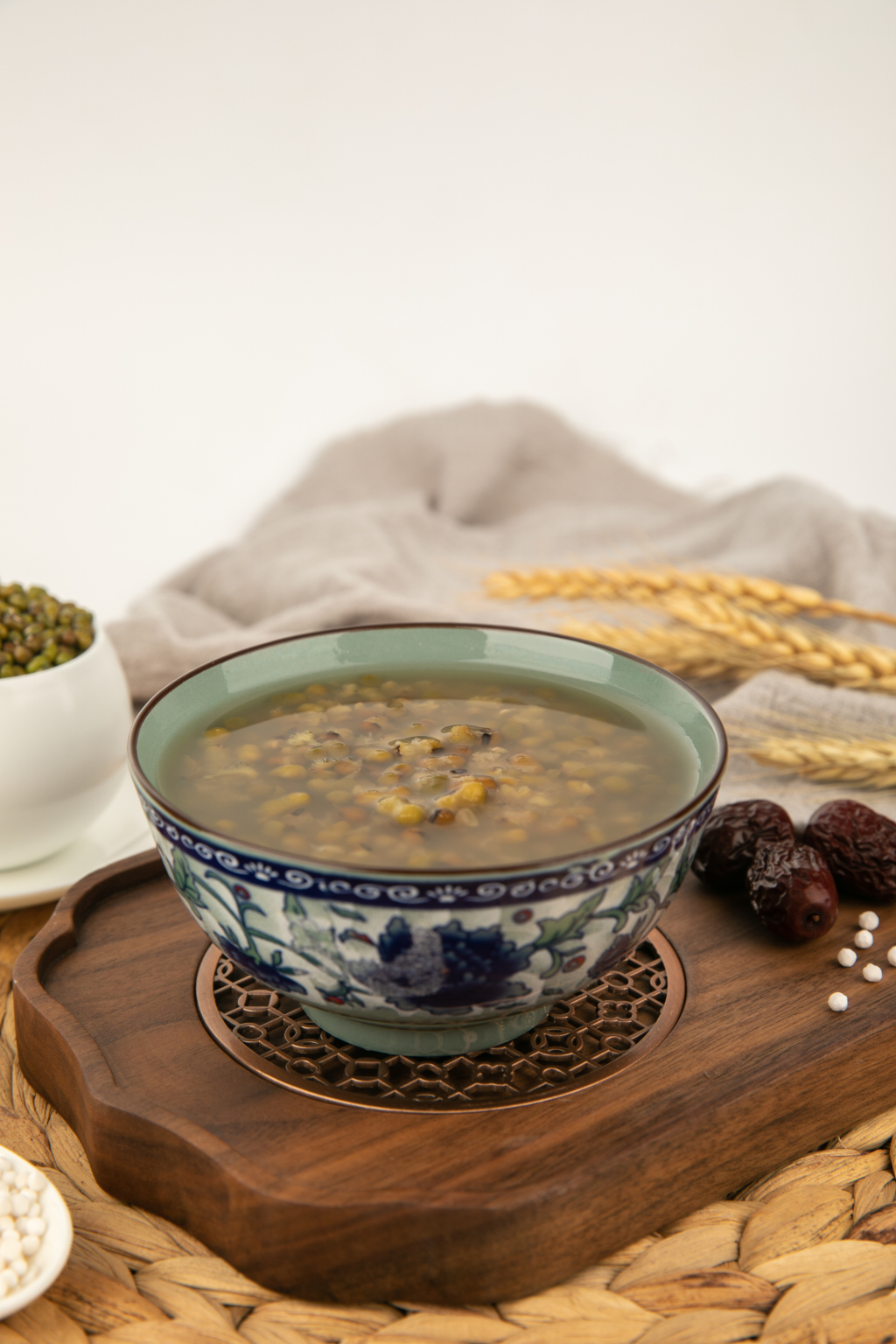 绿豆汤糖水美食摄影图片素材