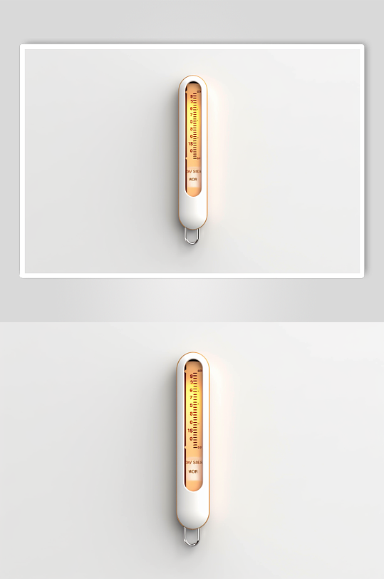 AI数字艺术简约体温计医疗仪器摄影图片