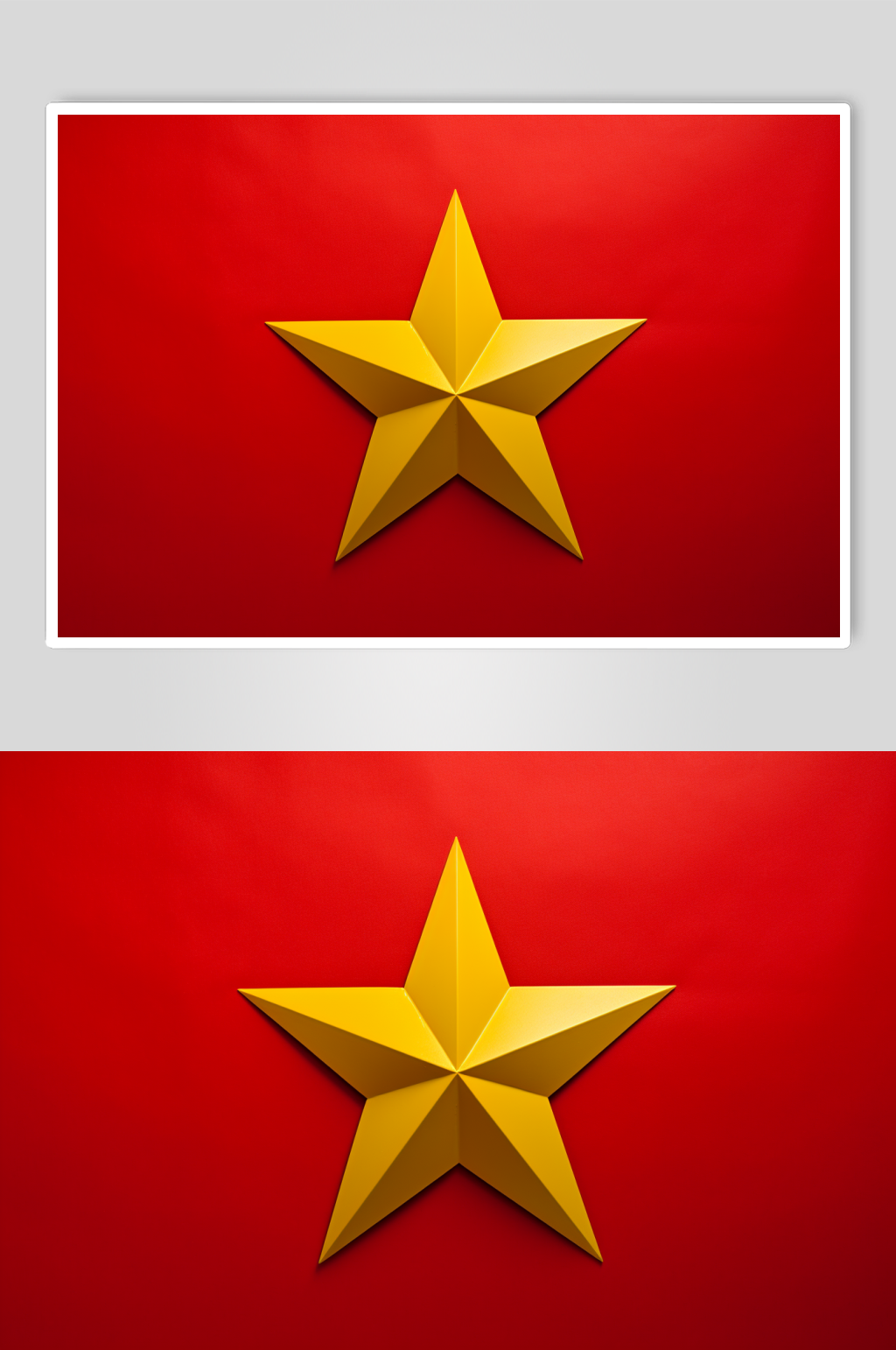 AI数字艺术国庆五角星边框元素背景图素材