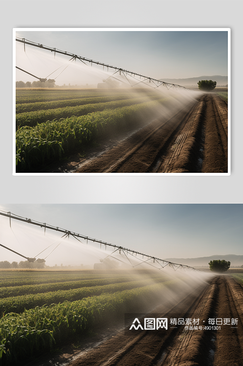 AI数字艺术现代科技无人机农业摄影图片素材