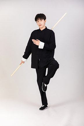 练棍中华传统武术练武男生人物摄影图片素材下载-众图网