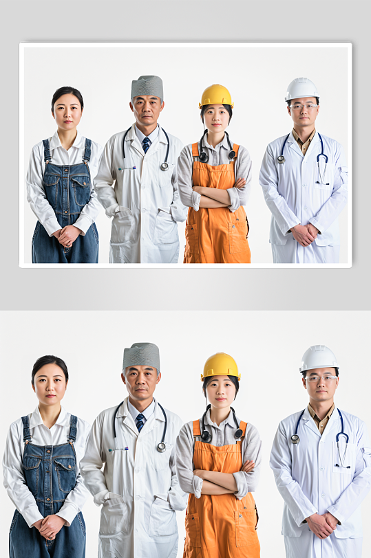 AI五一劳动节各职业肖像人物摄影图-众图网