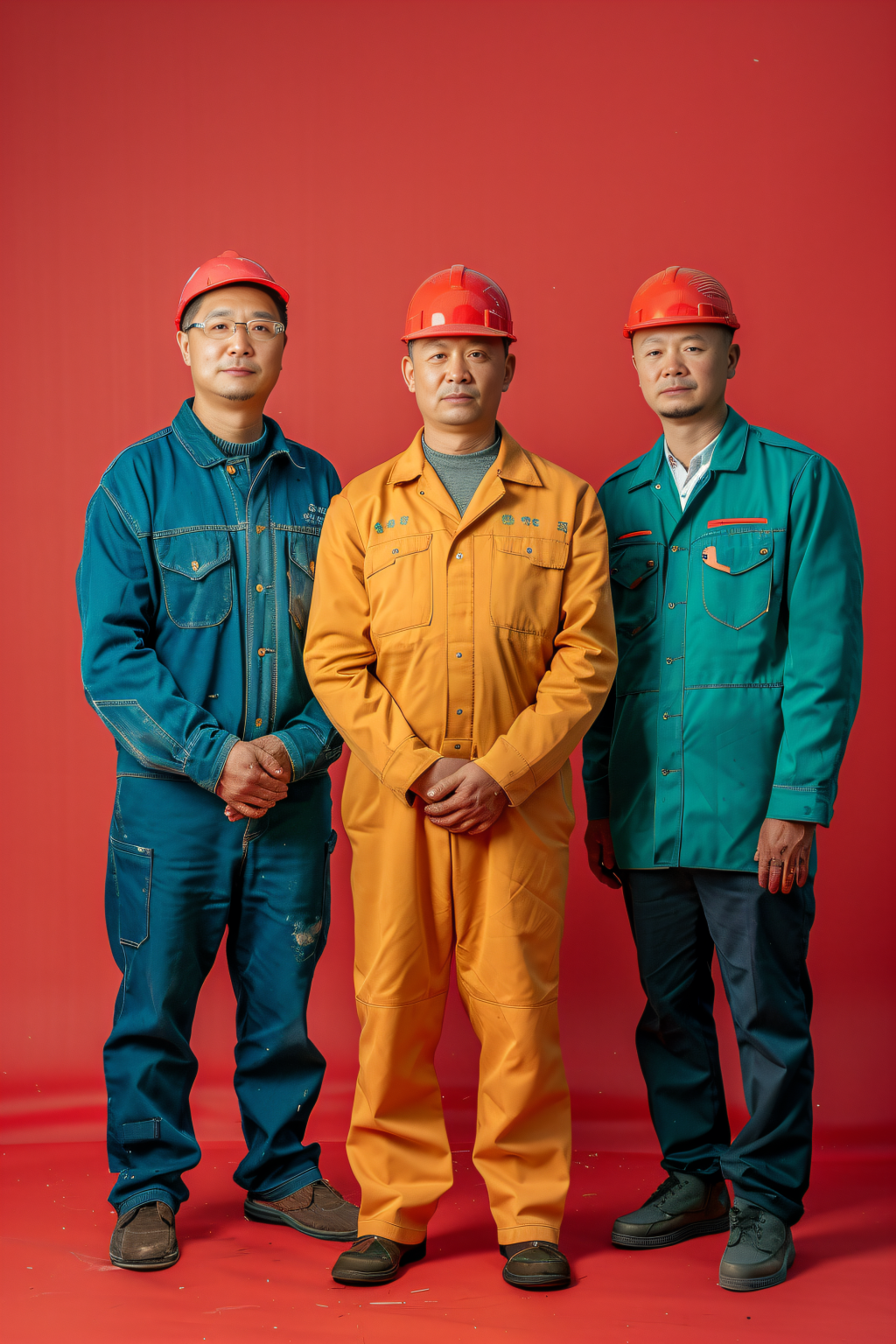 AI五一劳动节各职业肖像人物摄影图素材