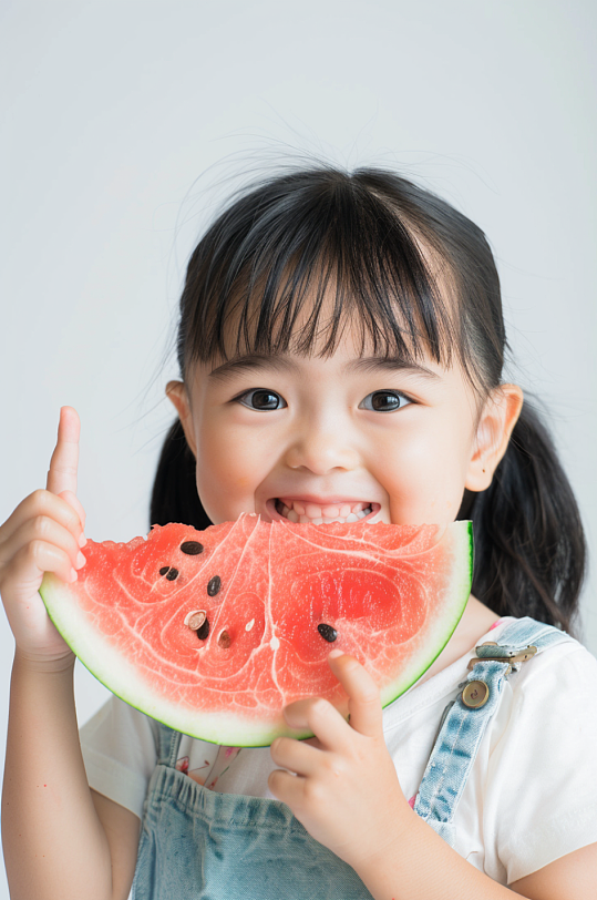 AI数字艺术夏季居家儿童人物摄影图-众图网