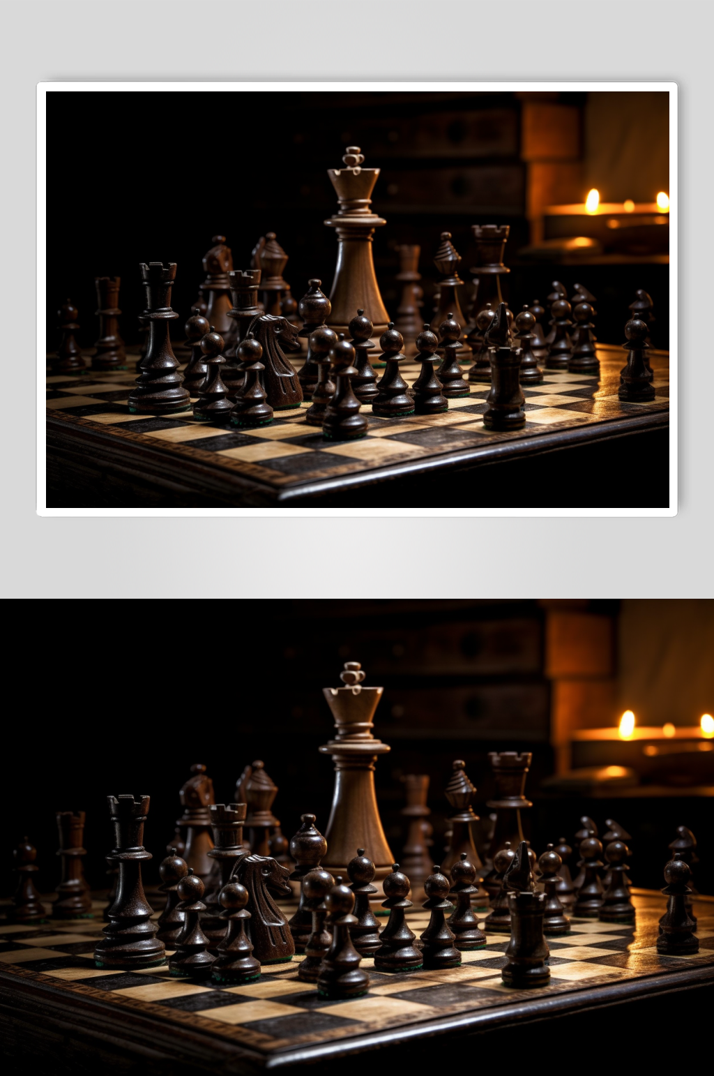 AI數(shù)字藝術(shù)國際象棋下棋企業(yè)精神攝影圖片素材